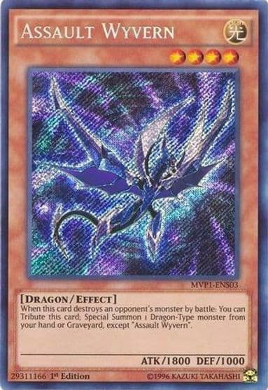 Assault Wyvern The Dark Side of Dimensions Movie Pack: Secret Edition Yu-Gi-Oh! card