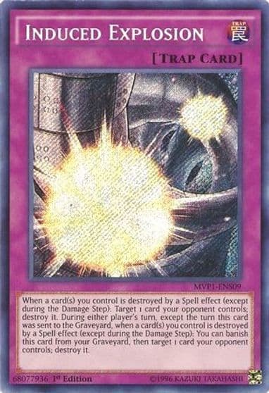 Induced Explosion The Dark Side of Dimensions Movie Pack: Secret Edition Yu-Gi-Oh! card