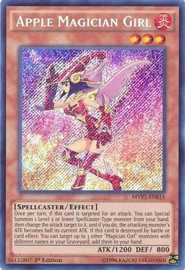 Apple Magician Girl The Dark Side of Dimensions Movie Pack: Secret Edition Yu-Gi-Oh! card