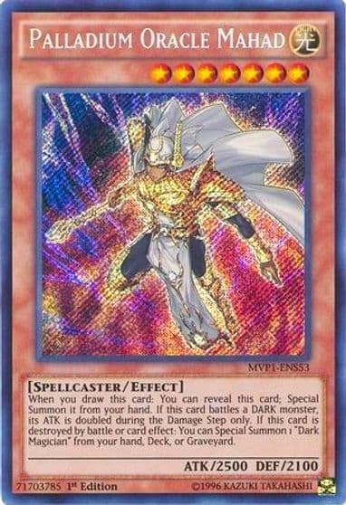 Palladium Oracle Mahad The Dark Side of Dimensions Movie Pack: Secret Edition Yu-Gi-Oh! card