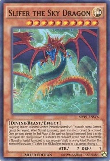 Slifer the Sky Dragon UR The Dark Side of Dimensions Movie Pack: Secret Edition Yu-Gi-Oh! card