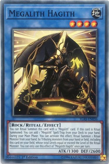 Megalith Hagith Ignition Assault Yu-Gi-Oh! card