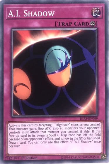 AI Shadow Ignition Assault Yu-Gi-Oh! card