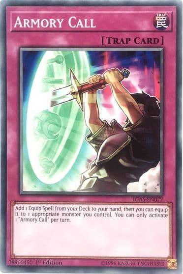Armory Call Ignition Assault Yu-Gi-Oh! card