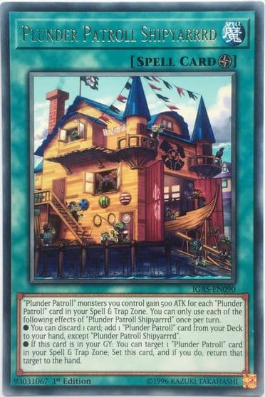 Plunder Patroll Shipyarrrd Ignition Assault Yu-Gi-Oh! card