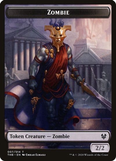 Zombie Satyr Double Sided Token Theros Beyond Death Magic card