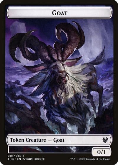 Goat Satyr Double Sided Token Theros Beyond Death Magic card
