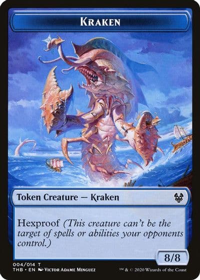 Kraken Satyr Double Sided Token Theros Beyond Death Magic card
