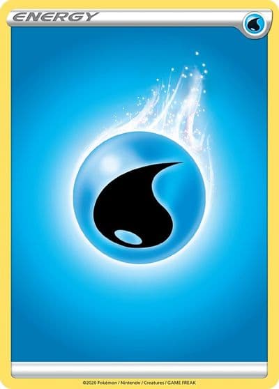 Water Energy Emerald Pokemon card