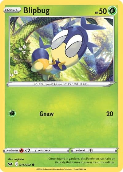 Blipbug (016) SWSH01: Sword & Shield Base Set Pokemon card