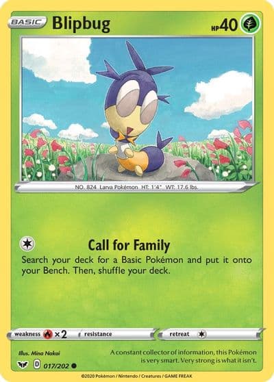 Blipbug (017) SWSH01: Sword & Shield Base Set Pokemon card