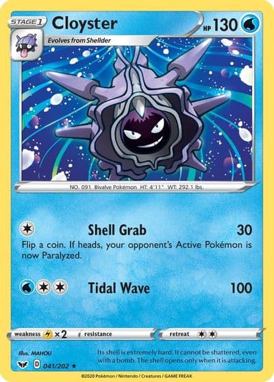 Cloyster SWSH01: Sword & Shield Base Set Pokemon card
