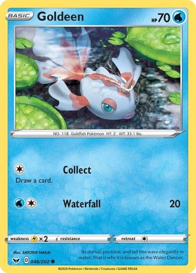 Goldeen (046) SWSH01: Sword & Shield Base Set Pokemon card