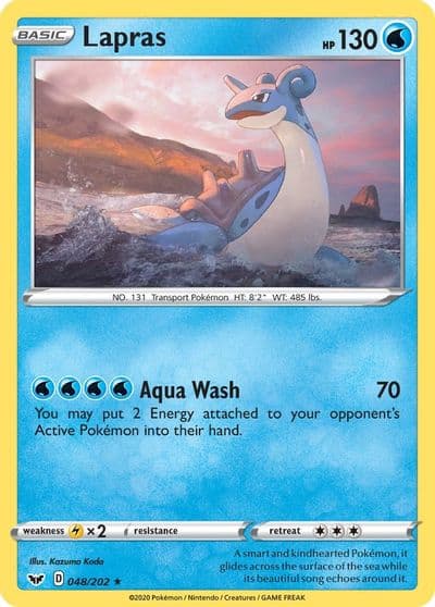 Lapras SWSH01: Sword & Shield Base Set Pokemon card
