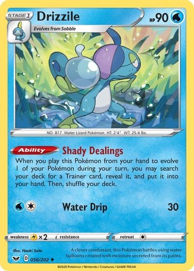 Drizzile (056) SWSH01: Sword & Shield Base Set Pokemon card