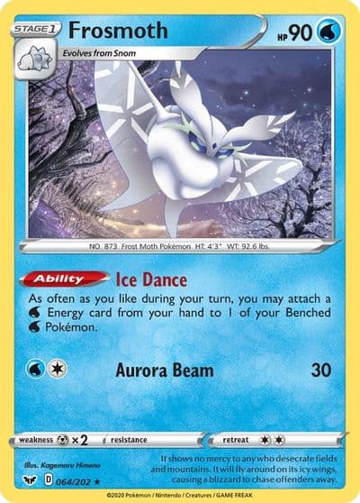 Frosmoth SWSH01: Sword & Shield Base Set Pokemon card