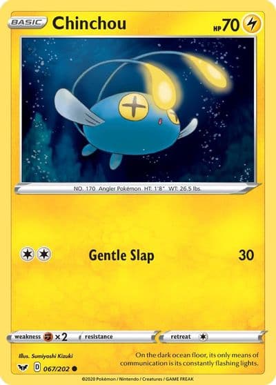 Chinchou (067) SWSH01: Sword & Shield Base Set Pokemon card