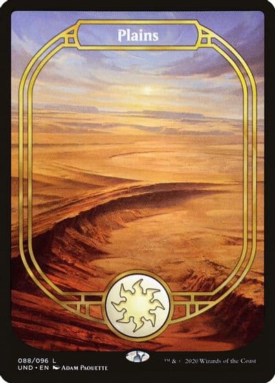 Plains Full Art Unsanctioned Magic card
