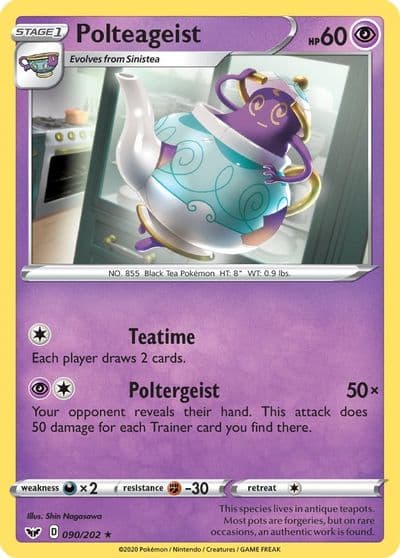 Polteageist SWSH01: Sword & Shield Base Set Pokemon card