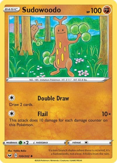 Sudowoodo SWSH01: Sword & Shield Base Set Pokemon card