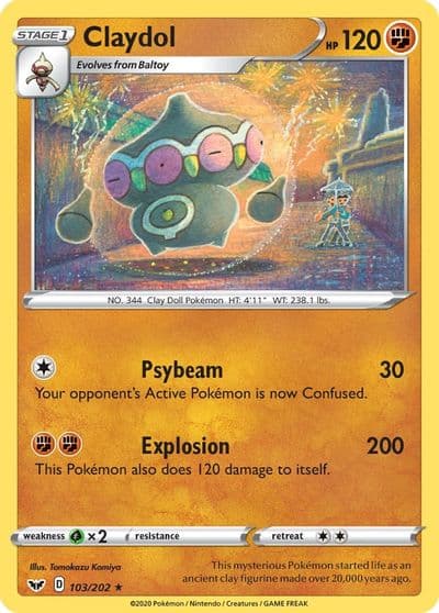 Claydol SWSH01: Sword & Shield Base Set Pokemon card