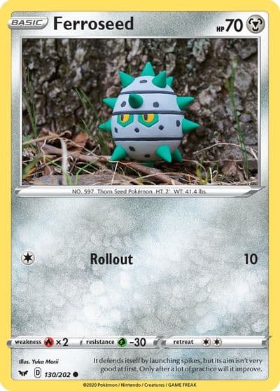 Ferroseed SWSH01: Sword & Shield Base Set Pokemon card