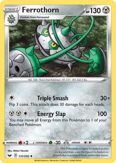 Ferrothorn SWSH01: Sword & Shield Base Set Pokemon card