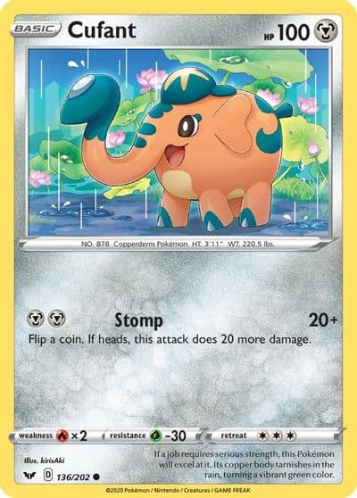 Cufant SWSH01: Sword & Shield Base Set Pokemon card