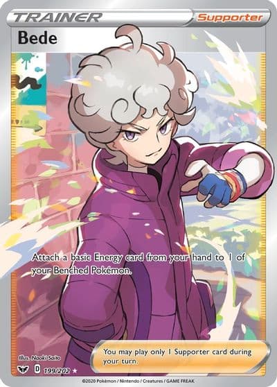 Bede (Full Art) SWSH01: Sword & Shield Base Set Pokemon card