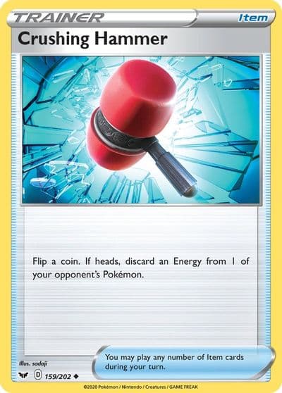 Crushing Hammer SWSH01: Sword & Shield Base Set Pokemon card