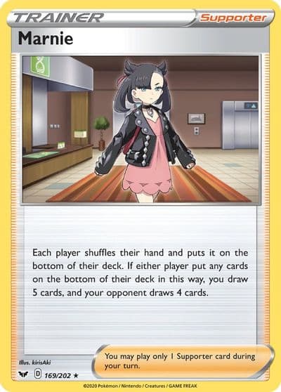 Marnie SWSH01: Sword & Shield Base Set Pokemon card