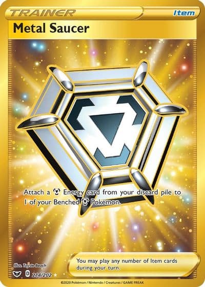 Metal Saucer (Secret) SWSH01: Sword & Shield Base Set Pokemon card