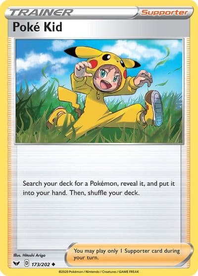 Poke Kid SWSH01: Sword & Shield Base Set Pokemon card