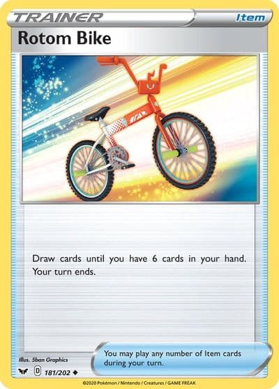 Rotom Bike SWSH01: Sword & Shield Base Set Pokemon card