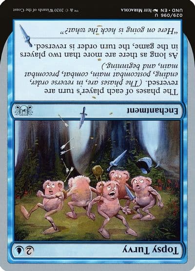 Topsy Turvy Unsanctioned Magic card