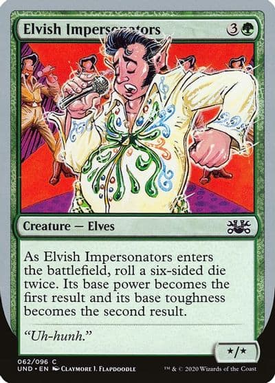 Elvish Impersonators Unsanctioned Magic card