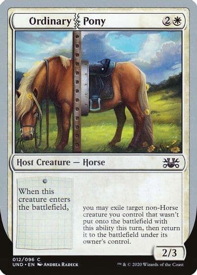 Ordinary Pony Unsanctioned Magic card