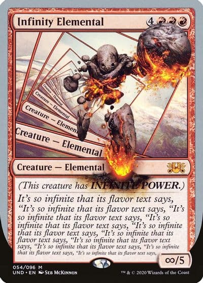 Infinity Elemental Unsanctioned Magic card