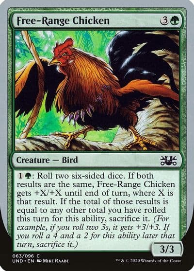 Free Range Chicken Unsanctioned Magic card