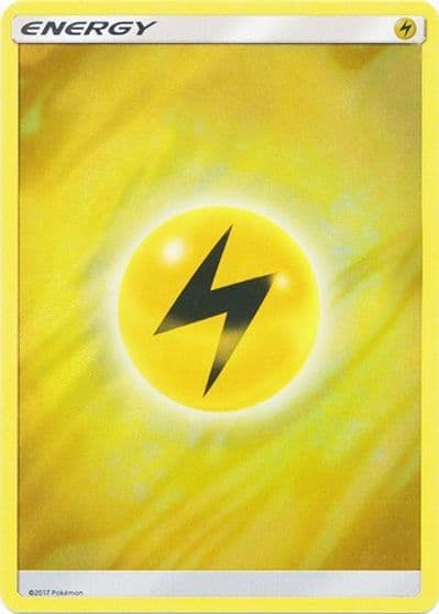Lightning Energy (2017 Unnumbered) (Wave Foil) Deck Exclusives Pokemon card