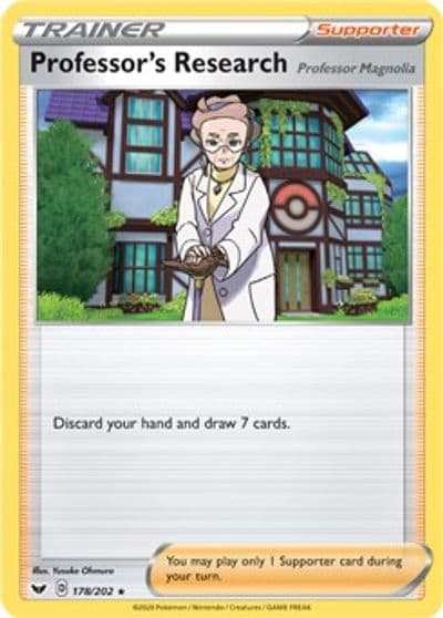 Professor's Research Deck Exclusives Pokemon card