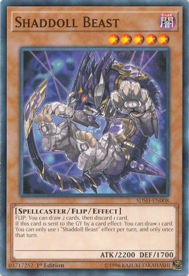 Shaddoll Beast Structure Deck: Shaddoll Showdown Yu-Gi-Oh! card