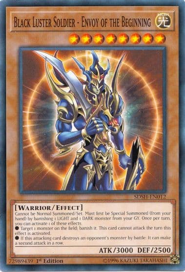 Black Luster Soldier Envoy of the Beginning Structure Deck: Shaddoll Showdown Yu-Gi-Oh! card