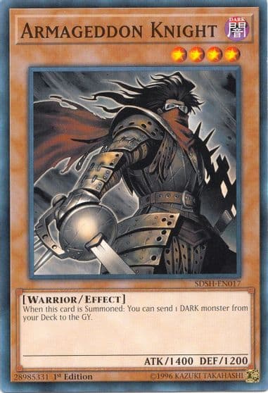 Armageddon Knight Structure Deck: Shaddoll Showdown Yu-Gi-Oh! card