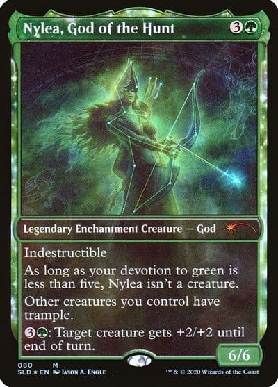 Nylea God of the Hunt Secret Lair Drop Series Magic card