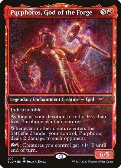 Purphoros God of the Forge Secret Lair Drop Series Magic card