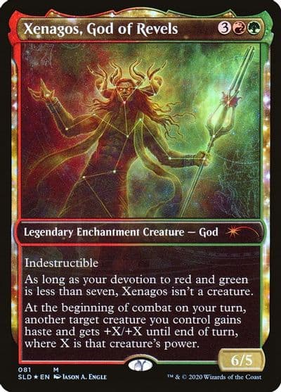 Xenagos God of Revels Secret Lair Drop Series Magic card