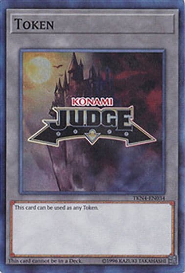 Official Judge Token TKN4 EN034 Judge Promotional Cards Yu-Gi-Oh! card