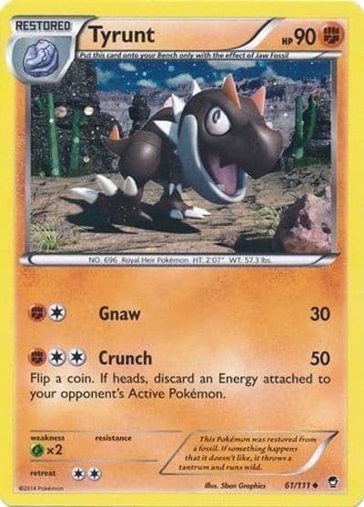 Tyrunt (Cosmos Holo) Miscellaneous Cards & Products Pokemon card