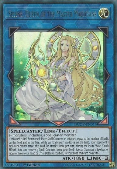 Selene Queen of the Master Magicians Duel Overload Yu-Gi-Oh! card